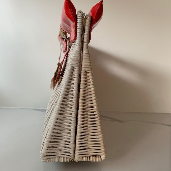 Jeanne Lottie straw clutch - Picture 2 of 13